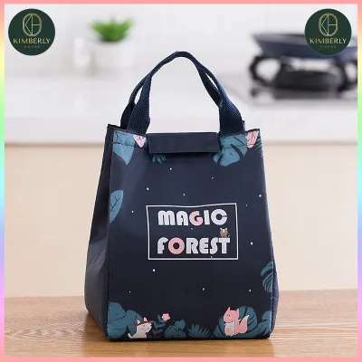 SHOP Tas Bekal Lunch Bag Dewasa Anak Sekolah Cooler Bag Insulated / Tas Bekal / Tas Kantong Asi / Canvas Bag