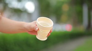 2Pcs Retractable Silicone Cup Silicone Folding Outdoor Water Cup For Camping Portable Drinking Use
