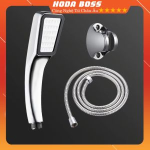 Bát sen tăng áp Đầu vòi sen tay sen tăng áp vuông bộ vòi hoa sen tăng áp mặt vuông thế hệ mới