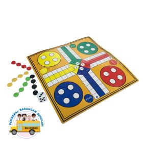 Kids Classic Flight Chess Game Non-woven Chessboard Modern Ludo Chess Family Party Fun Board Game Aeroplane Chess