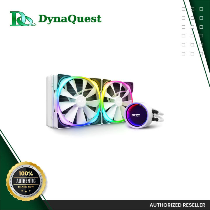 NZXT KRAKEN X63 RGB 280mm White Liquid Cooler with LCD Display RL