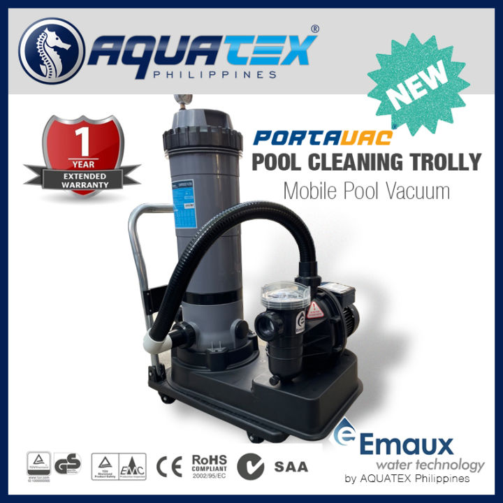 AQUATEX PORTAVAC 75 Portable Pool Pump and Pool Cartridge Filter Combo