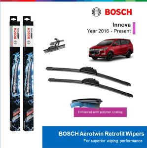 BỘ GẠT MƯA BOSCH AEROTWIN 26" & 16": TOYOTA INNOVA ĐỜI XE 2016 ĐẾN NAY
