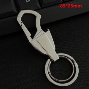 MKEB Fashion Outdoor Key Carabiner Clip Portable Zinc Alloy Key Holder Strap Keychain Holder  with Double Key Rings Car Male Keychains Climbing Travel Tool