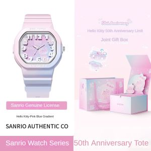 I know ZGO Authentic Sanrio Hello Kitty 50th Anniversary Limited Edition Waterproof Luminous Quartz Watch for Girls and Students