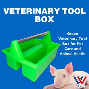 Veterinary Tool Box for Animal Medical Supplies Convenient and Organized Storage for Vets Caregivers and Pet Owners