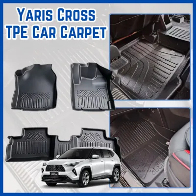 MAGIC MAT YARIS CROSS 5D TPE Carpet Car Mat Karpet Kereta