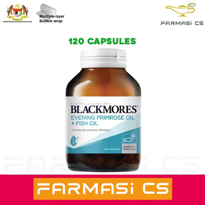 BLACKMORES EPO Evening Primrose Oil + Fish Oil 120 capsules EXP10/2025