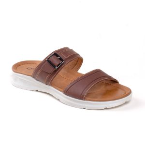Onar Street - Sandal Kulit CL-02 Model Cowok Slide Slop Kasual Ukuran 39-44