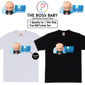 [Adult/Kid] The Boss Baby Cute Tshirt Birthday Theme Staci Jimbo Baju Family Custom Text/Nama 宝贝老板 客制化名字/文字