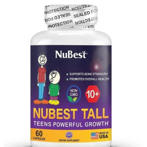 TPBVSK NuBest Tall New Look For Ages 5 to 20 - Supports Strong Bone and Teeth Development Supplements Calcium and Vitam
