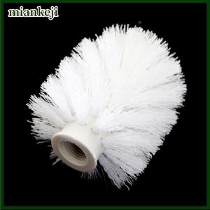 miankeji Giá đỡ đầu bàn chải nhà vệ sinh màu trắng đầu bàn chải làm sạch phòng tắm WC thay thế