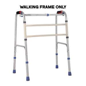 Foldable Walking Frame Tongkat 4 Kaki Bantu Jalan Crutches Walking Cane Aid For Elderly Adult Walker Frame Walking Chair
