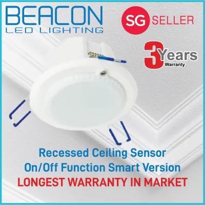 BEACON LED Lighting Sensor - Surfaced mounted / Recessed Ceiling Mounted - 3 YEARS LONGEST WARRANTY (longest in market)