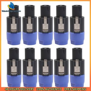 Vktech Bulk 10pcs NL4FC 4-Pin Connectors for Speaker Wiring Professional Audio Connection Accessories