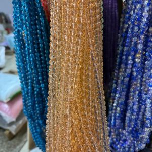 DIY - Hạt đá trong nhiều màu sắc có lỗ (10mm) tự làm bằng hạt cườm phụ kiện trang sức bán sỉ