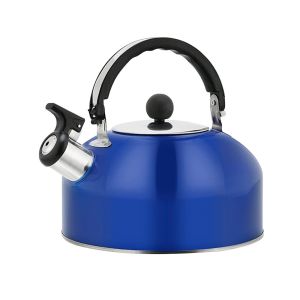 LUMINOU 3L Stainless Steel Ergonomic Handle for Hiking Cooking Teapot for Trips Whistling Kettle Teakettle Stove Gas Water Kettle