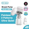 Dr. Isla EB11 Electric Breast Pump with Bottle Silent Massage Rechargeable LED Display Breast Sucking BPA Free Painless Pumping Electric Breast Pump Powerful Painless Adjustable Nipple Suction. 