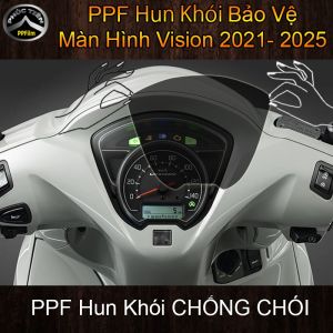 PPF hun khói chống chói bảo vệ mặt đồng hồ xe vision đời mới 2021-2025 chống trầy xước hiệu quả xoá vết xước