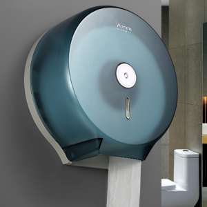 Hộp giấy vệ sinh dán tường cao cấp(HG)chất liệu nhựa canvas đầy đủ phụ kiện đi kèm