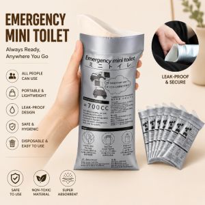 Disposable Urine Bag for Travel Mobile Emergency Toilet in Car 700 Ml Gel Urine Bags for Camping Toilets Traffic Jam Vomit Bags Portable Toilets