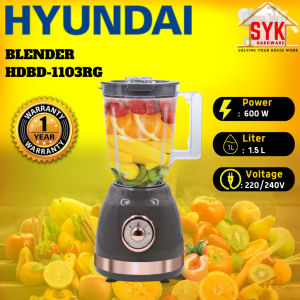 SYK Hyundai HDBD-1103RG Blender Multifunction Smoothie Fruit Juicer Blender Machine Mesin Blender 1.5L