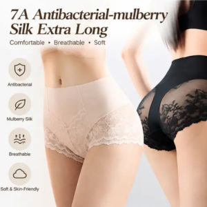 Women Panties Mid Waist Tummy Control Butt Lifter Ice Silk Quick Dry Breathable Shapewear Underwear 7A Triangle Briefs