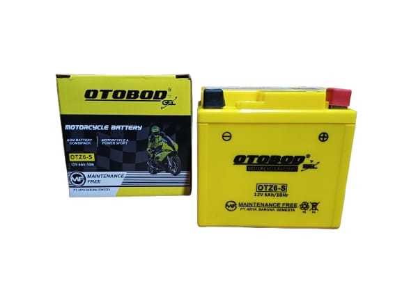 AKI KERING MOTOR SATRIA FU/PCX/NMAX NEW OTOBOD NEW GEL OTZ6S 6AH