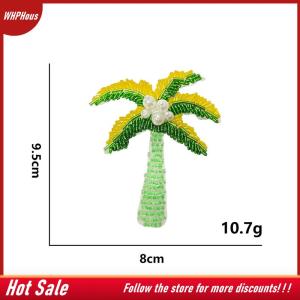 【COD】🔥🔥🔥 3D Coconut Patches For Clothing DIY Sew On Patches Beaded Applique Parches Bordados Para Clothing Decoration