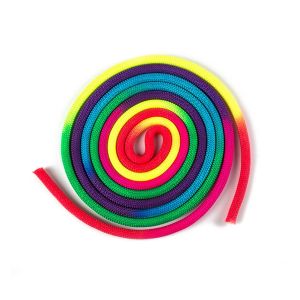 1Pcs Rainbow Rhythmic Gymnastics Rope Gymnastics Sports Rope