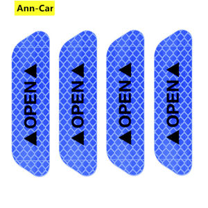 【 Ann-car】 4 Miếng Dán Phản Quang Phản Xạ Ô Tô Phụ Kiện Ô Tô Phản Quang Ngoại Thất Thân Xe Hơi Băng Phản Quang Phản Xạ