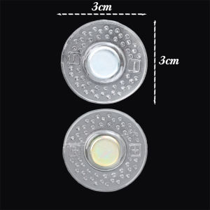 5คู่ที่ยึดแม่เหล็กพีวีซีแม่เหล็กโลหะแบบซ่อนที่มองไม่เห็นกระเป๋าถือ DIY ถุงผ้าโอเวอร์โค้ทแบบอุปกรณ์เย็บผ้า