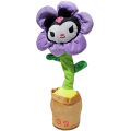 Boneka Kaktus Goyang Charger Usb - Mainan Kaktus Joget Peniru Suara - Kaktus Tiktok Menari Menyanyi Dance MENARI LED. 