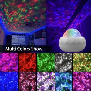 MERCUR Multicolor Ambient Lighting Water Ripple Colorful Aurora Atmosphere Light Wall Mounted Wall Lamp Decorative Light