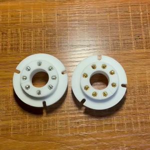 Ceramic Tube Socket 8Pins Electron Tube Seat FU50R For FU50 FU-50 5Z8P 5Z9P Vacuum Tube Amplifier Audio Vintage HIFI DIY