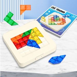 DOWNA Đầy màu sắc Đồ chơi xếp hình Montessori 3D Đồ chơi trò chơi trên bàn Sáng tạo Câu đố trái tim tình yêu Trẻ em