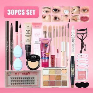Bagsak Presyo SAle-All-in-One Make-Up Kit/Set-Package(Special Offer-Perfect for traveling)Assorted items-Complete Eyeliner Eyebrow Pencil Mascara Eyelash Curler Blush Lipstick Eyes.