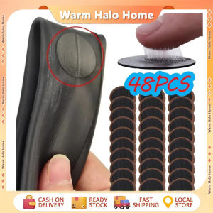 48/96PCS Tire Patch Portable Ultra Thin Rubber Tire Patches Bicycle No Glue Tire Patches Glue-Free Adhesive Quick Drying Tyre Sticker