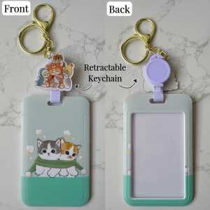 Mofusand Card holder/protector with Keychain