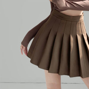 ⚡Port⚡2025 new Pleated Skirt Women Summer High Waist Short Skirt Sweet A-line Large Size Skirt