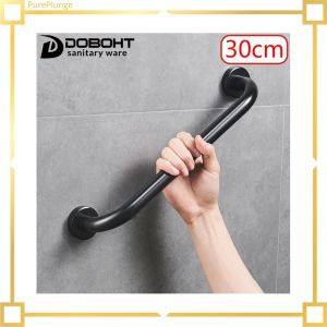 【Factory-direct】 PurePlunge 30/40/50CM Black Color Aluminum Alloy Handle Grab Bar A1001126-BL eXGX