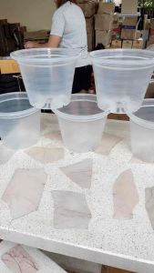 กระถางใส 12 นิ้ว แพ็ค 5 ใบ สินค้าพร้อมส่ง