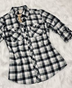 Áo khoác/Áo sơ mi flannel caro nữ xuất khẩu USAchất liệu Cotton thoáng mátcó big size và nhiều màu sắc