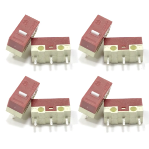 8Pcs Mouse Momentary Push Button Micro Limit Switch 3Pins 5Million for HUANO Silent Mouse Micro Switch