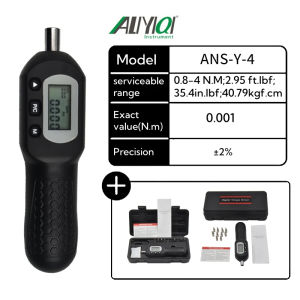 1/4" Digital Torque Screwdriver 10pcs Bits Driver Electrician Torque Wrench Screwdriver 1.6-8N LCD