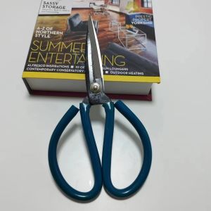 กรรไกรเหล็ก หุ้มยาง เบอร์#1/#2/#3/#4ให้เลือก อย่างดี ชุบแข็ง สำหรับตัดผ้า ตัดหนัง ตัดยาง ตัดแผ่นเรียบ คม ทน ตัดแล้วเบามือ