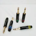 JACK AKAI MONO SOUNDMAX SM-M2X-BG BODY HITAM / JEK AKAI MONO MALE 6,5 MM SOUNDMAX SMM2X-BG (MODEL SEETRONIC). 