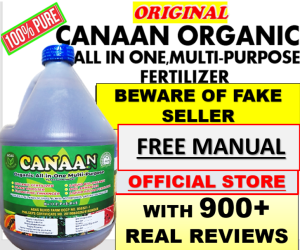 CANAAN NANO ORGANIC LIQUID FERTILIZER - 1 GALLON