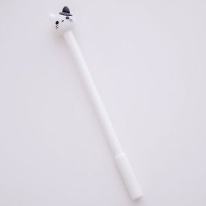 Bolpoin Karakter KUCING / Pulpen Kartun CAT PAW / Pena Gel 038mm Alat Tulis Karakter Animal Cat Pen