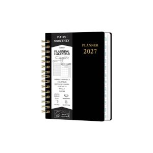 LANDIS Efficiency 2027 Yearly Planner Notebook A5 Thick Paper To-do List Notebook Time Organizer 365 Days Diary Plan Schedule Notebook School Office Supplies